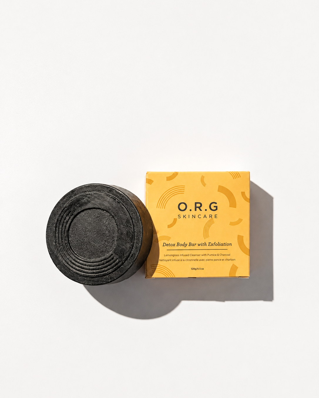 Unlike an ordinary body soap, this multitasking charcoal body bar cleanses and exfoliates in one step. Fine pumice provides the physical exfoliation that helps polish away dead surface skin, while bamboo charcoal helps cleanse away dirt, excess oil, and impurities from the skin&