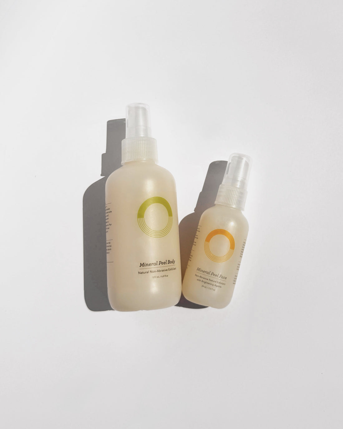 Meet the O.R.G Head-to-Toe Mineral Peel Duo, a complete face and body exfoliation routine featuring our bestselling Mineral Peel Face and Mineral Peel Body. Two gentle, non-abrasive liquid exfoliators designed to help lift away dull surface buildup and reveal smoother, softer, brighter-looking skin—from your face all the way down to your feet.
