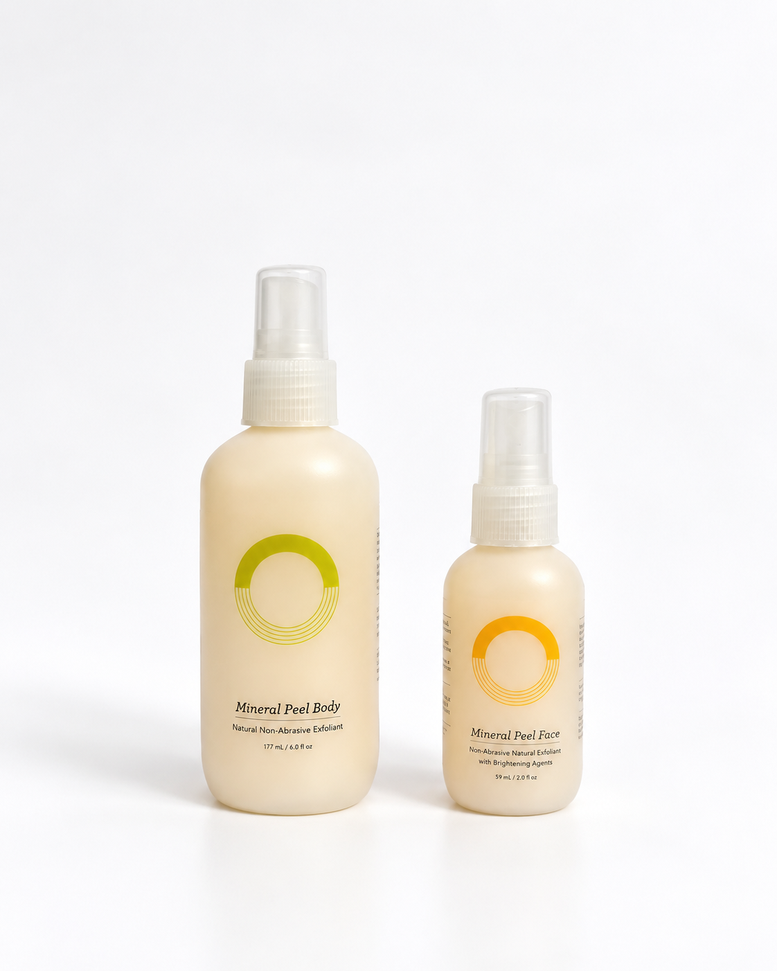 Meet the O.R.G Head-to-Toe Mineral Peel Duo, a complete face and body exfoliation routine featuring our bestselling Mineral Peel Face and Mineral Peel Body. Two gentle, non-abrasive liquid exfoliators designed to help lift away dull surface buildup and reveal smoother, softer, brighter-looking skin—from your face all the way down to your feet.
